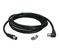 BTicino S2150N Câble d'extension TV Droit et 1 fiche à équerre, Longueur 1,5 m, Noir