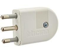 BTicino S2496TAE Flying Plug, Ivoire, 1 Pièce