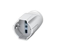 BTicino S2676TAE Prise Volante Multi-Standard Italienne bipass/Allemande, 2P+T, 16 A, Blanc