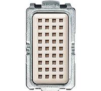 BTicino S5041NF Série Magic Sonnerie Bronze, 4,4 x 3,4 x 1,8 cm, 220 V, Ivoire