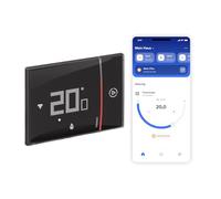 Bticino Smarther2 Thermostat Intelligent WiFi avec Netatmo XG8002, encastrable, Noir, Version Professionnelle