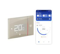 Bticino Smarther2 Thermostat Intelligent WiFi avec Netatmo XM8002, encastrable, Sable, Version Professionnelle