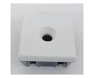 Bticino - Sortie de câble blanche Ø 12mm 2 modules (24838) AXOLUTE BTICINO HD4954