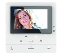BTICINO, Station d'accueil vidéo Classe 100X16E avec connexion Wi-Fi, écran tactile 7", pour deux familles, couleur : blanc, 344932