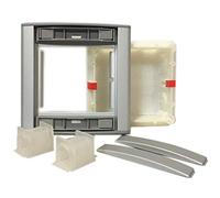 Bticino Terraneo 331711 Boîtier + cadre d’encastrement/visière pour poste extérieur d’interphone
