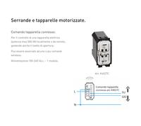 BTicino K4027C Living Now Commande Volet roulant Connecté, 1 module