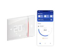 Bticino XW8002 Smarther2 avec Netatmo - Thermostat Intelligent Wi-FI, encastrable, Blanc - Version Professionnelle
