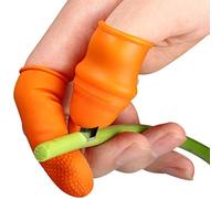Bticx Coupe-pouce en silicone pour cueillir les doigts, outil de cueillette de plantes, jardinage, fruits et légumes, éplucheur de cuisine, bon cadeau pour les jardiniers