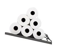 Bticx Support de papier toilette - Étagère flottante pour papier toilette, moderne et drôle de silhouette - Organiseur mural pour rouleaux de mouchoirs - créatif de