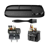 BTIUGYI Accessoires Ninja Airfryer Accessoires pour friteuse à air chaud, étagère de rangement antiadhésive, tapis en silicone, résistant à la chaleur, pour Ninja AF400EU AF500EU AF451EU 9,5 L-10,4 L