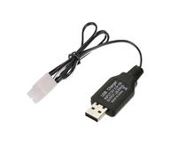 Btkigl Chargeur d'alimentation 7,2 V 9,6 V 2 broches pour batterie NiCd NiMH, entrée prise UE 220-240 V, entrée USB 5 V, chargeur de sortie 7,2/9,6 V pour jouet télécommandé, USB 9,6 V