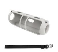 Btkigl Coque en silicone avec bandoulière pour haut-parleur Beats Pill 2024 - Résistant à la saleté et à la poussière - Gris