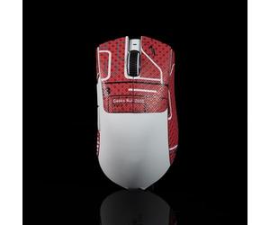 BTL Bande antidérapante pour souris Razer Deathadder V3 Pro Professional Rouge punk 0,4 mm