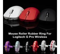 BTL - rouleau d'anneau en caoutchouc pour souris Logitech G Pro sans fil X Superlight 2 DEX, outil de réparation de poulie de collier de roue de défilement de remplacement Purple Gold
