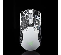 BTL - Ruban adhésif antidérapant pour souris Razer Viper Ultimate sans fil - Fait à la main - Noir et blanc