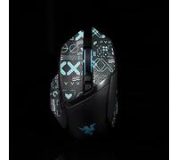 BTL Ruban adhésif antidérapant pré-découpé pour souris Razer Basilisk Ultimate/X HYPERSPEED Noir/bleu