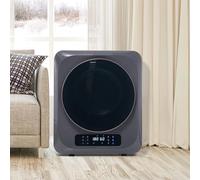 BTM Séchoir à gaz d'échappement,séchoir en acier inoxydable,seche linge aves filtration multiple,6 programmes, 6 fonctions.Protection contre la surchauffe, montage mural [classe énergétique G] (Grey)