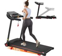 BTM Tapis de Course Professionnel,Tapis de Marche Inclinable 8%,3.0HP 1500W Vitesse Réglable 14km/h Walking Pad,Tapis de Course Pliable,capacité maximale de 120 kg,Compatible avec Bluetooth, LED
