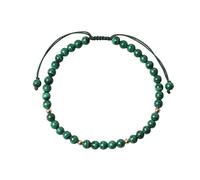 BTMDECOR Bracelet en cristal pour fil fin, cordon tressé en malachite, bijou unisexe simple et polyvalent
