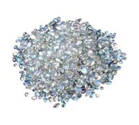 BTMDECOR Cristaux de guérison naturels - Cristaux non polis non traités - Pierre de cristal brillante pour décoration d'aquarium et pot, 5-8mm, Agate