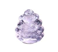 BTMDECOR Figurine en pierre naturelle polie rose - Totem décoratif sculpté à la main pour bureau, méditation et présentation cadeau, One Size, Agate