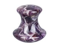 BTMDECOR Gua Sha en améthyste naturelle - Masseur de visage en cristal pour la relaxation et les soins de la peau