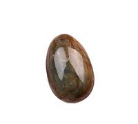 BTMDECOR Lot de 3 mini œufs en pierre de cristal de 30 mm - Pierres colorées fabriquées à la main pour décoration, travaux manuels et cadeaux de vacances, One Size, Agate