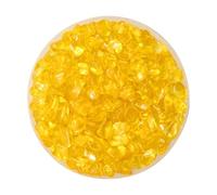 BTMDECOR Pendentif mascotte porte-bonheur pour éclats de citrine jaune, bol de prospérité pour décoration d'aquarium, 1 kg de pierres de citrine jaune