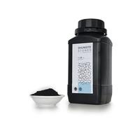 BTMDECOR Shungite Poudre fine de shungite à partir de véritables pierres de shungite pour moule pyramide shungite, moule pyramidal en résine Shungite, bracelet, collier, bijoux en résine, peinture