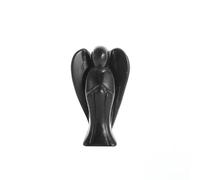 BTMDECOR Statue d'ange en cristal de shungite 35 mm, 50 mm, 70 mm, statue d'ange | Cristaux de guérison et pierres de guérison (35 x 24 x 14 mm)