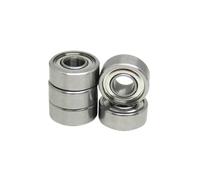 BTMFGVWLB Lot de 10 roulements à Billes en Acier Inoxydable 4 x 10 x 4 SMR104 ZZ L1040ZZ SMR104Z SMR104ZZ, roulements à Rouleaux 4 x 10 x 4 RC(SMR85Z 5x8x2.5mm)