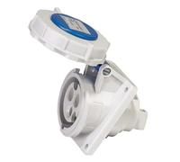 BTMFGVWLB Prise oblique cachée de norme européenne pour l'extérieur IP67, connecteur industriel, contrôleur de puissance, prise de courant (SP-3575 3P 125A)