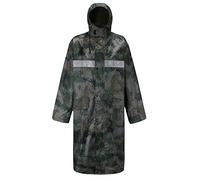 Btmpmcs Homme Pluie Imperméable Léger avec Capuche et Manches Ripstop Respirant Multi-Usage Imperméable avec Réfléchissante Manteau de Pluie Long Impermeable