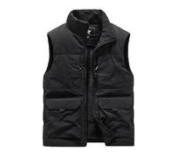 Btmpmcs Hommes Hiver Polaire Chaud Gilet Sans Manches Multipoches Veste Légère Bodywarmer Outdoor Manteaux Épais Doudoune Matelassé Pour Pêche Reporter Randonnée Sport
