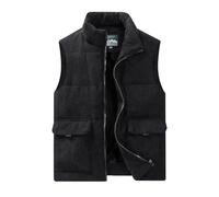 Btmpmcs Hommes Hiver Polaire Chaud Gilet Sans Manches Multipoches Veste Légère Bodywarmer Outdoor Manteaux Épais Doudoune Matelassé Pour Pêche Reporter Randonnée Sport