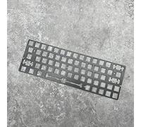 BTNCL Plaque de positionnement, PC/FR4/POM/fibre de carbone/laiton plaque de montage PCB pour clavier mécanique à 60 % GH60 (couleur : fibre de carbone, taille : montage sur plaque)