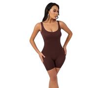 Btofellin Body Shapewear Femme Sexy Sans Manches Élégant Forme en U Encolure Épaule Loose Slim Casual Body Top Stretch Fit Bodysuit Stretch Fit BodyShaper Ldéal Pour le Sport Quotidien à la Maison