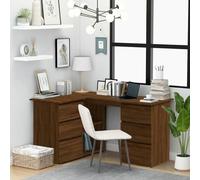 BTOIASYHF L-Shaped Corner Desk with Bookcase and Drawer, Computer Desk, Work Desk, Home Office Desk, Sonoma Oak, 145 x 100 x 76 cm, ingegn Wood A