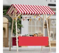 BTOIASYHF Marché Vendeur Pliable Stalle, Commercial Rue Alimentaire Panier avec Tout Temps Awent, Kiosque Distributeur Automatique Kiosque Concession Stand À Vendre Crème Glacée Limonade Hot Dog
