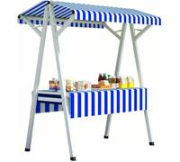 BTOIASYHF Panier De Fournisseur Portable avec Roues - Kiosque De Stalle De Marché Pliable pour Hot Dogs, Crème Glacée, Bonbons Et Desserts - Étagère De Vente Extérieure