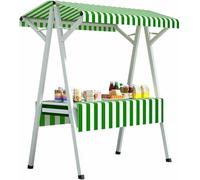 BTOIASYHF Panier De Fournisseur Portable avec Roues - Kiosque De Stalle De Marché Pliable pour Hot Dogs, Crème Glacée, Bonbons Et Desserts - Étagère De Vente Extérieure