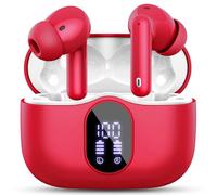 Btootos Écouteurs Bluetooth 5.3, Écouteur sans Fil avec 4 ENC Réduction Antibruit Mic Casque Bluetooth Hi-FI Son Stéréo, 36 Heures Durée de Lecture, IP7 Etanche, Écran LED, Contrôle Tactile