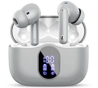 Btootos Écouteurs Bluetooth 5.3, Écouteur sans Fil avec 4 ENC Réduction Antibruit Mic Casque Bluetooth Hi-FI Son Stéréo, 36 Heures Durée de Lecture, IP7 Etanche, Écran LED, Contrôle Tactile