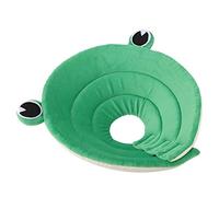 BTOSEP Anneau anti-léchage réglable pour chiens et chats, matériau éponge durable, collier de protection pour la cicatrisation des plaies, motif grenouille mignon, 1 pièce (XL)