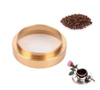 BTOSEP Bague de dosage de café en aluminium de 58 mm, accessoire pour dosage précis et réduction des déchets, parfait pour le café fait à la main (doré)