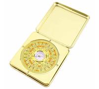BTOSEP Boussole Feng Shui précise avec couvercle rabattable pour optimiser l'environnement de vie en fer (petite taille 15 cm)