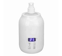 BTOSEP Chauffage d'huile de massage, écran LED, contrôle tactile, réglage de la température, chauffe-bouteille pour huiles essentielles, 110-240 V (prise européenne)