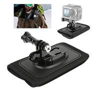 BTOSEP Clip pour Sac à Dos pour Caméra d'action, Forte Charge de 2 Kg | PU haut de gamme, Installation simple, Adapté au cyclisme, Compatible avec GoPro