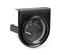 BTOSEP Compteur de Température d'huile 52 Mm, Construction en Aluminium | Plage de mesure 50-150°C, conception à coque noire, opération facile, compatible avec le système 12V