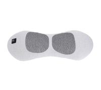 BTOSEP Coussin de soutien lombaire chauffant, ergonomique, en mousse à mémoire de forme douce, alimenté par USB, 3 niveaux de chaleur pour lit et sommeil, 1 unité (gris sidéral)